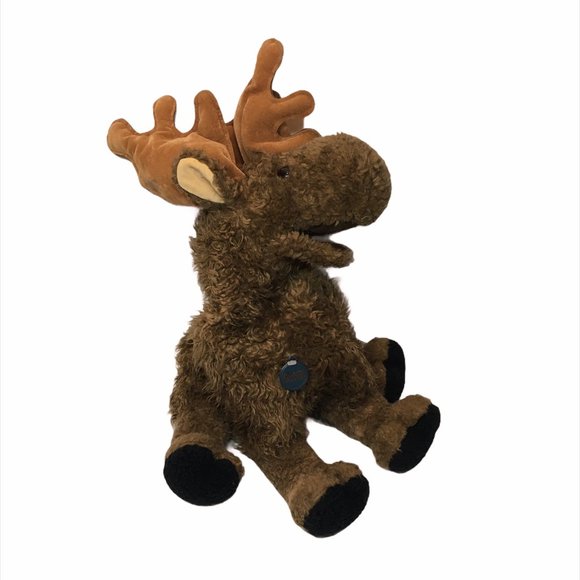 RARE Gund Moose LARGE Arm Puppet Plush 1986